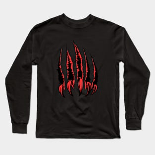 Monster Claws Scratching Long Sleeve T-Shirt